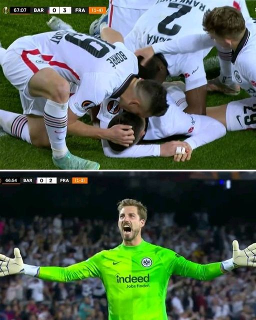 Frankfurt élimine le Barca en ligue europa