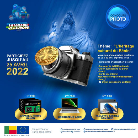 La Délégation de l'Union européenne au Bénin lance un concours de photos