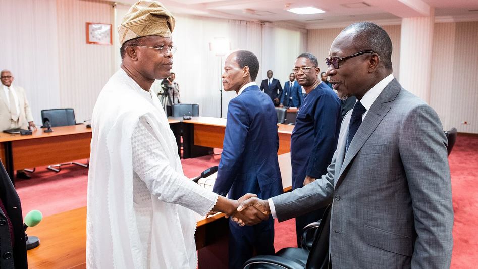 Court échange entre Houndété et Talon à la fin du défilé : Ce que le président du parti ‘‘Les Démocrates’’ a dit au PR