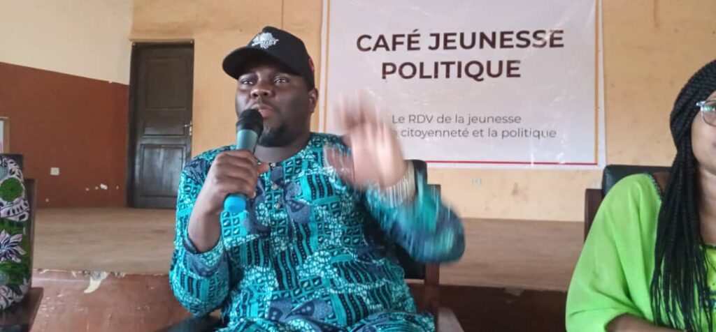 En marge de son Café Jeunesse Politique : Régis Donald Vidégla lance un appel aux jeunes et aux acteurs politiques de l'UP le Renouveau