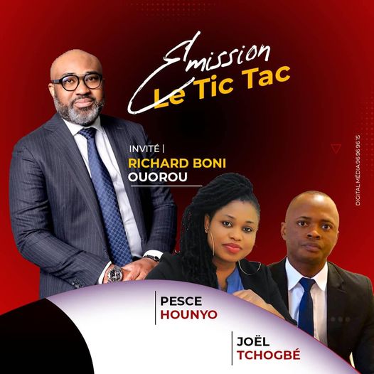 Richard Boni Ouorou parle ! Le Politologue socio-économiste sera face aux journalistes Pesce Hounyo de la télévision en ligne Reporter Bénin Monde Tv et Joël Tchogbé de la radio Océan Fm.