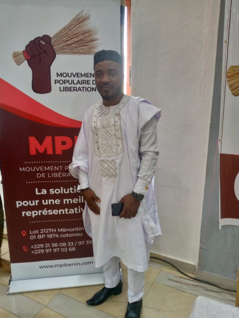 « Nous avons officiellement reçu le flambeau de la victoire du parti MPL », Tobias Mahougnon Lokonon