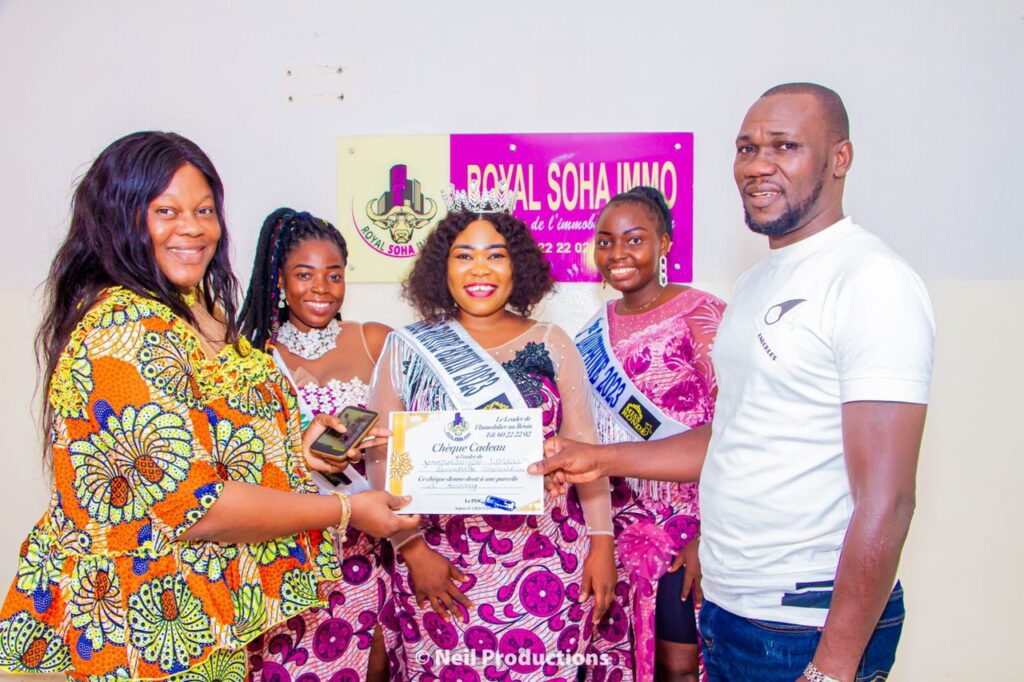 Pari gagné pour la promotrice Mme Benfath Dariam Koba Sodji et son comité d'organisation de Miss Ronde Bénin