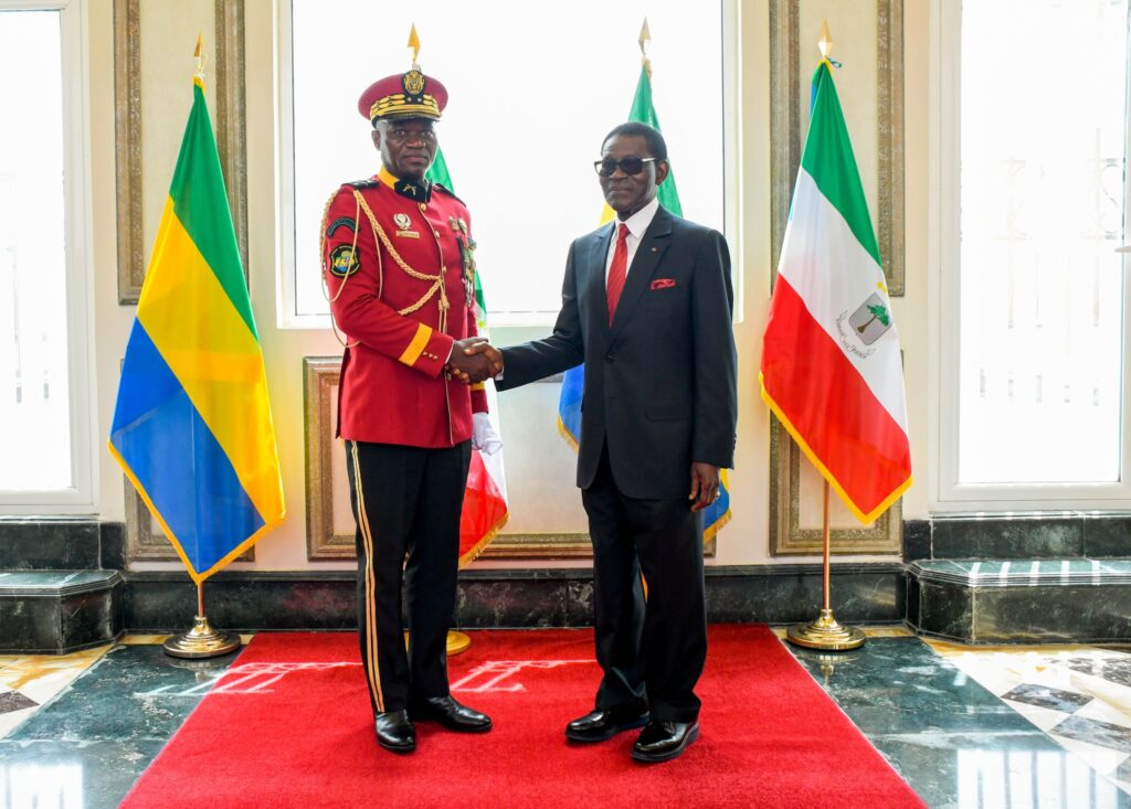 Brice Clotaire Oligui Nguema à Malabo