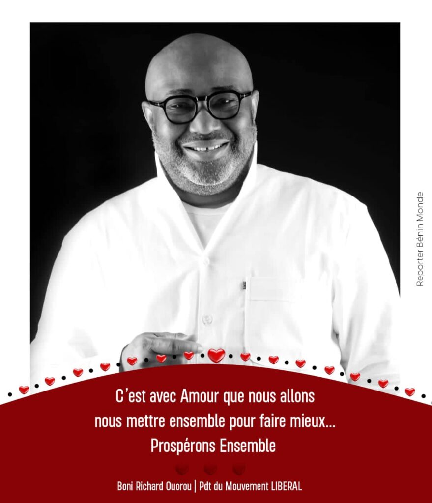 Message de Richard Boni Ouorou à l'occasion de la fête de la Saint Valentin