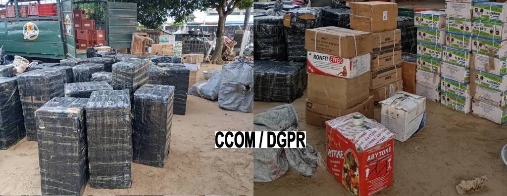 Opération fructueuse dans le deuxième arrondissement de la ville de Cotonou : Un entrepôt de produits pharmaceutiques contrefaits démantelé à Kpondéhou.