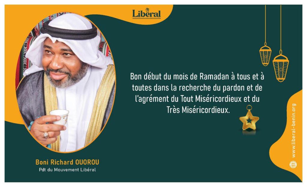Ramadan : message de Richard Boni Ouorou