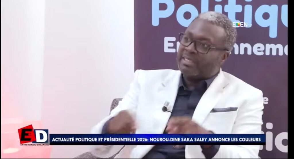 Reçu sur Eden Tv : Saka Saley revient sur son absence aux législatives de 2023 et vide son sac