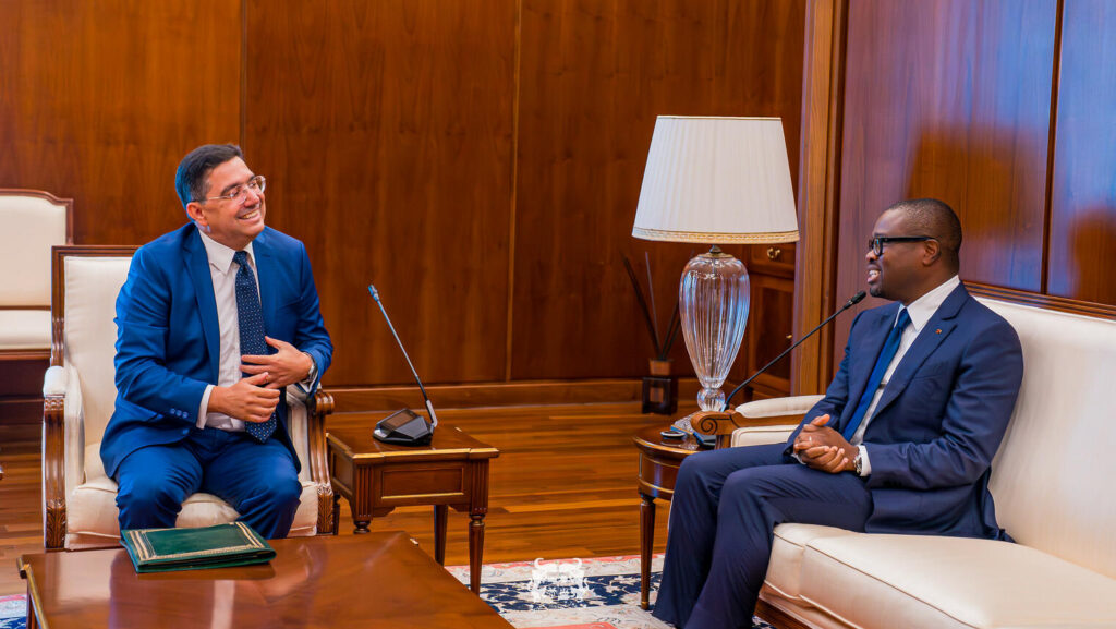 Palais de la Marina : Le Président Romuald WADAGNI reçoit Nasser BOURITA, porteur d'un message du Roi Mohammed VI